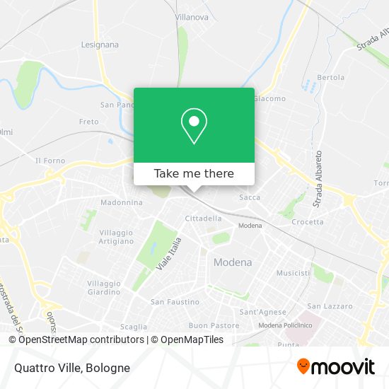 Quattro Ville map