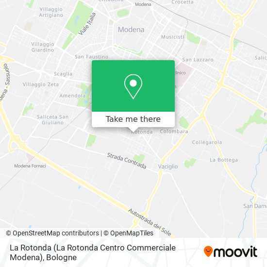 La Rotonda (La Rotonda Centro Commerciale Modena) map