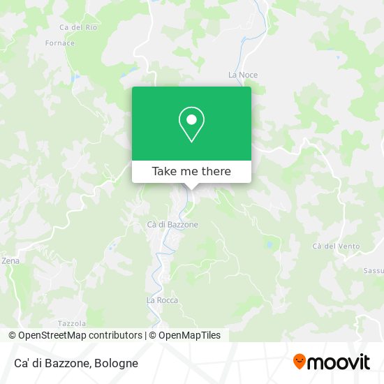 Ca' di Bazzone map