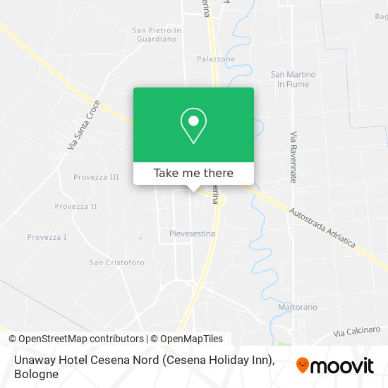 Unaway Hotel Cesena Nord (Cesena Holiday Inn) map