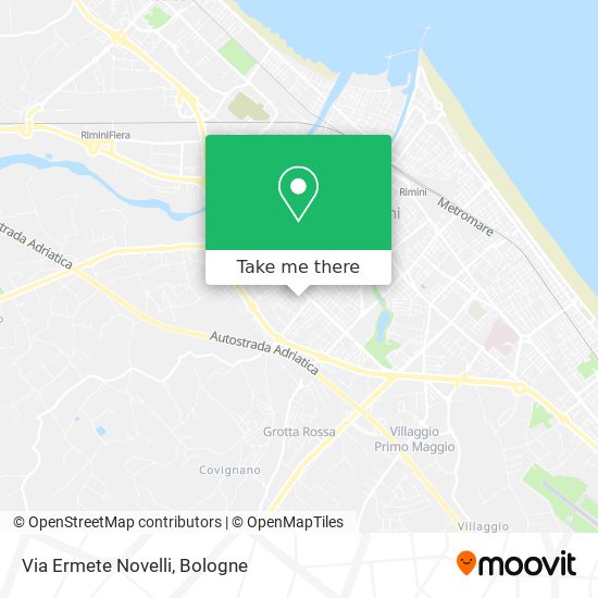 Via Ermete Novelli map