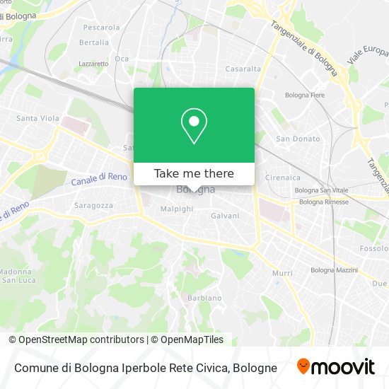 Comune di Bologna Iperbole Rete Civica map