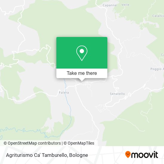 Agriturismo Ca' Tamburello map