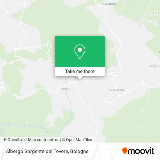 Albergo Sorgente del Tevere map