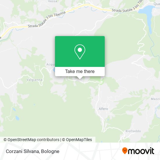 Corzani Silvana map