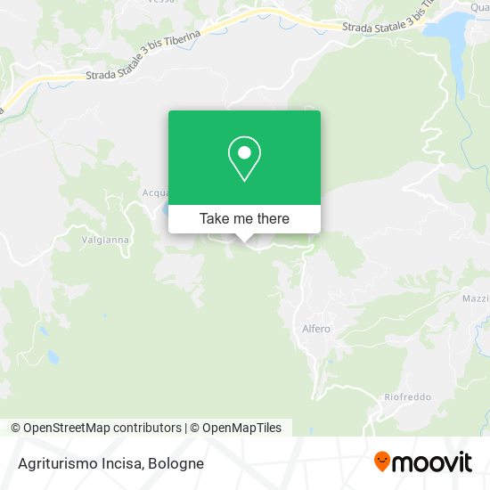Agriturismo Incisa map