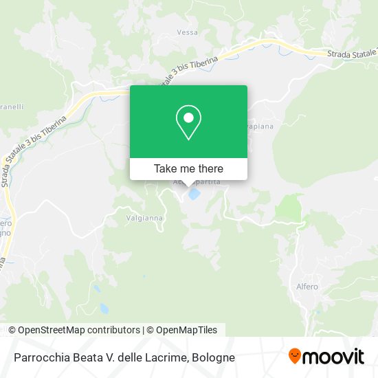 Parrocchia Beata V. delle Lacrime map