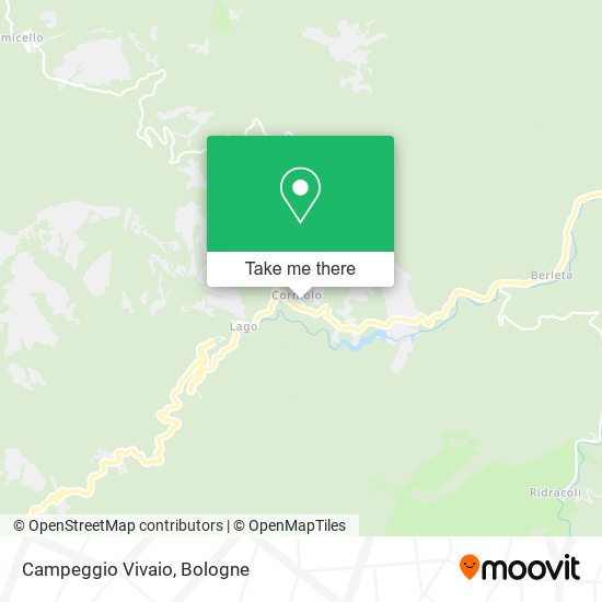 Campeggio Vivaio map