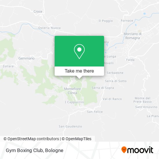 Gym Boxing Club map