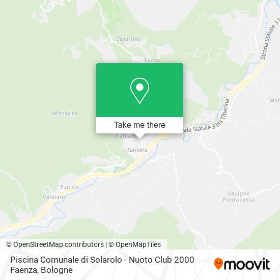 Piscina Comunale di Solarolo - Nuoto Club 2000 Faenza map