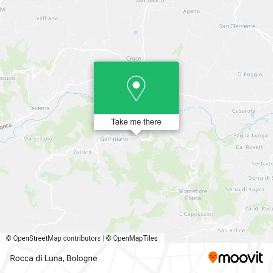 Rocca di Luna map