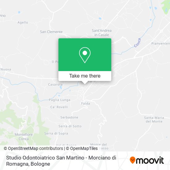 Studio Odontoiatrico San Martino - Morciano di Romagna map