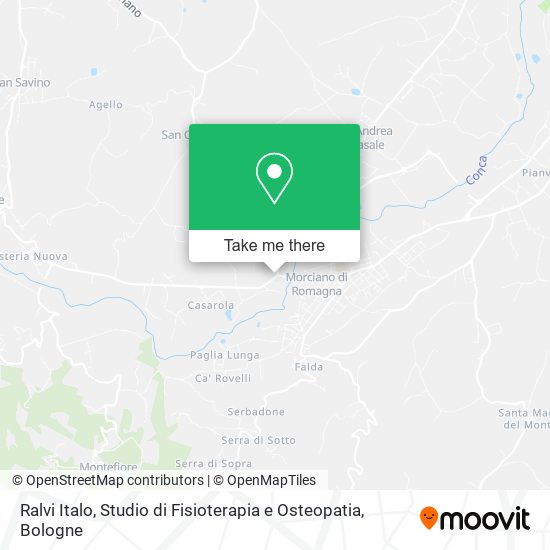 Ralvi Italo, Studio di Fisioterapia e Osteopatia map