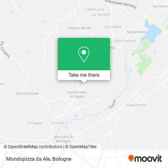 Mondopizza da Ale map