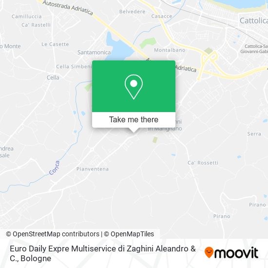 Euro Daily Expre Multiservice di Zaghini Aleandro & C. map