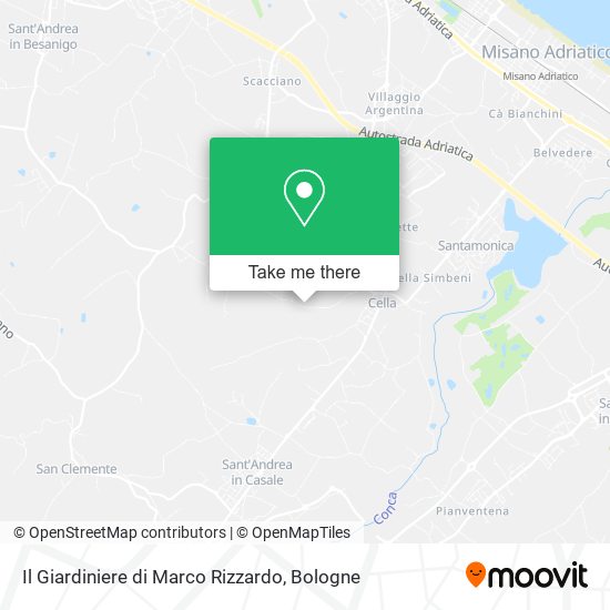 Il Giardiniere di Marco Rizzardo map