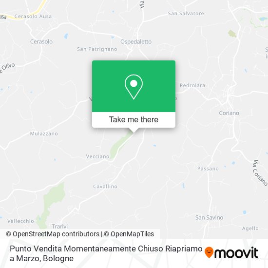 Punto Vendita Momentaneamente Chiuso Riapriamo a Marzo map