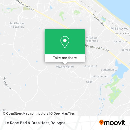 Le Rose Bed & Breakfast map