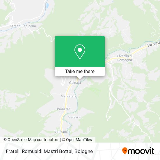 Fratelli Romualdi Mastri Bottai map
