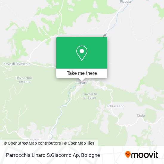 Parrocchia Linaro S.Giacomo Ap map