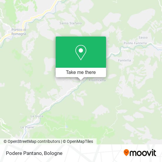 Podere Pantano map