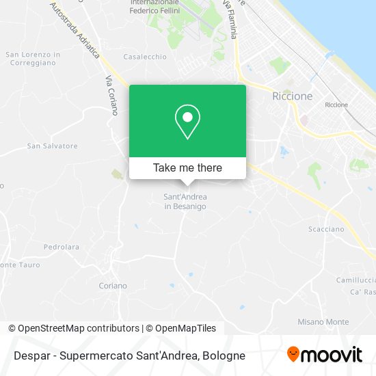 Despar - Supermercato Sant'Andrea map