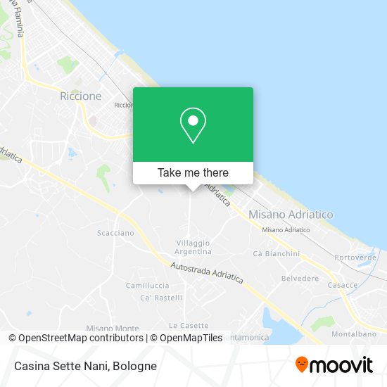 Casina Sette Nani map