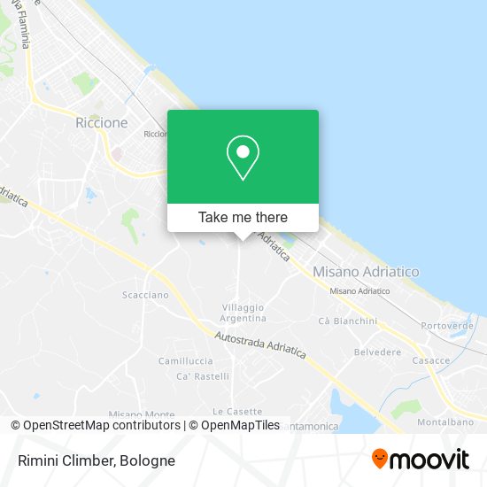 Rimini Climber map