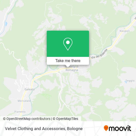 Velvet Clothing and Accessories map