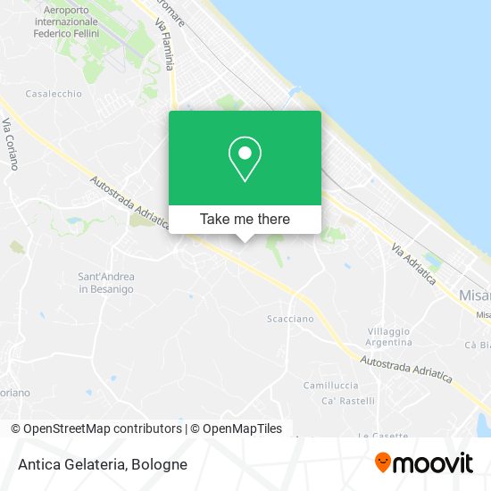 Antica Gelateria map