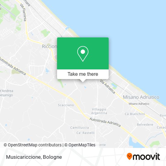 Musicariccione map