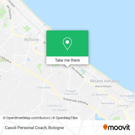 Casoli Personal Coach map