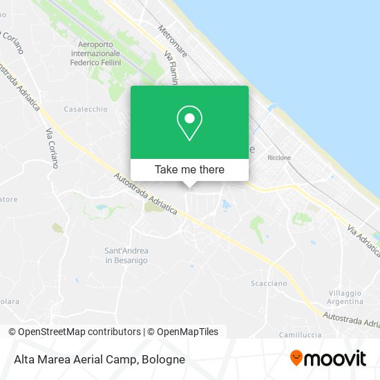 Alta Marea Aerial Camp map