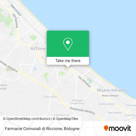 Farmacie Comunali di Riccione map