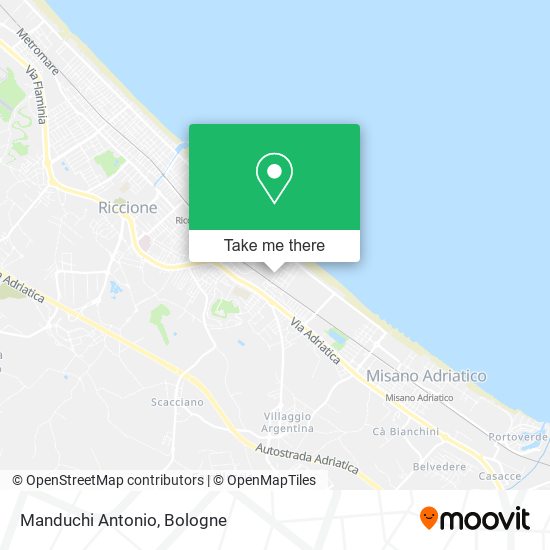 Manduchi Antonio map