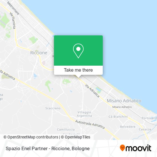 Spazio Enel Partner - Riccione map