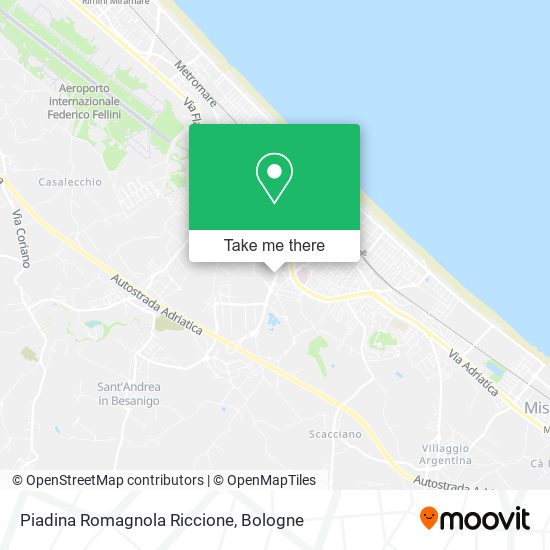Piadina Romagnola Riccione map