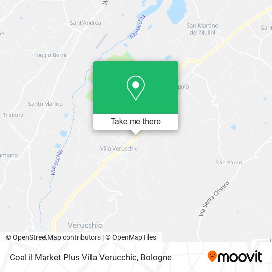 Coal il Market Plus Villa Verucchio map
