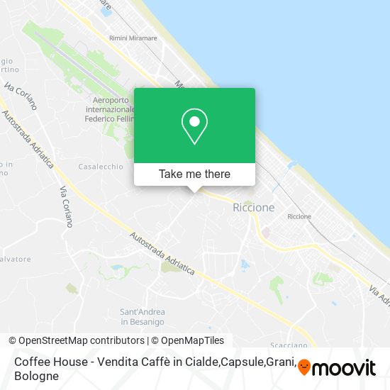 Coffee House - Vendita Caffè in Cialde,Capsule,Grani map