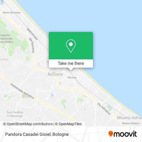 Pandora Casadei Gioiel map