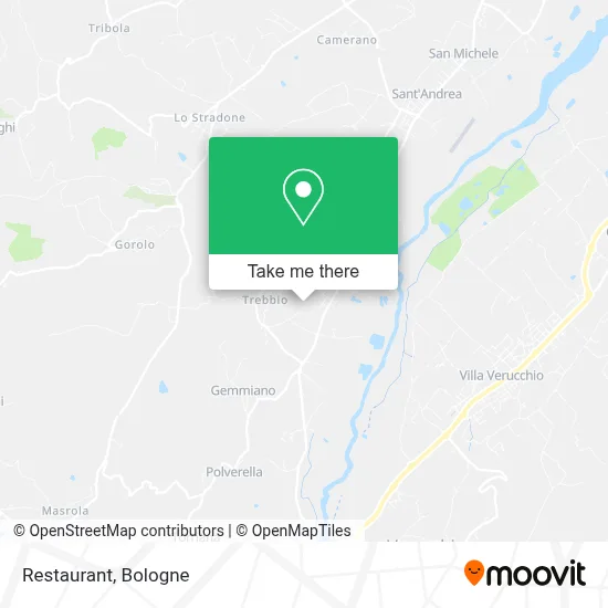 Restaurant map