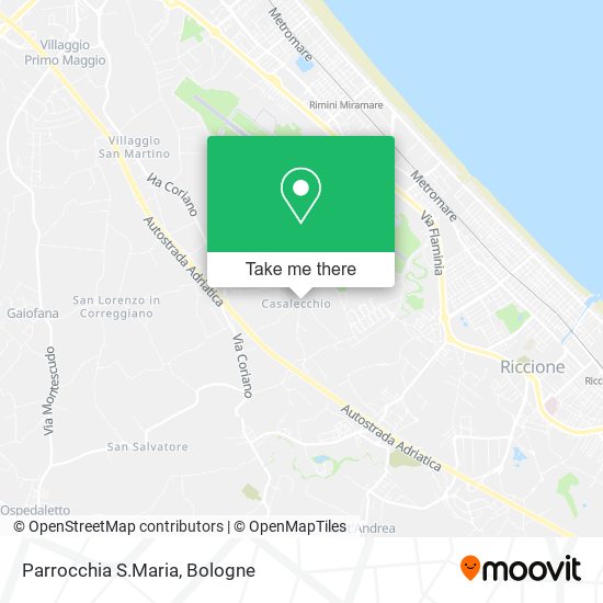 Parrocchia S.Maria map