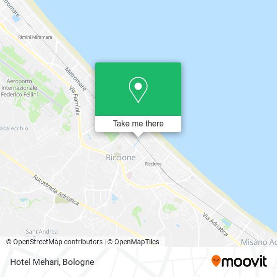 Hotel Mehari map