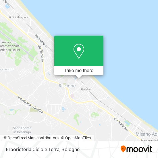 Erboristeria Cielo e Terra map