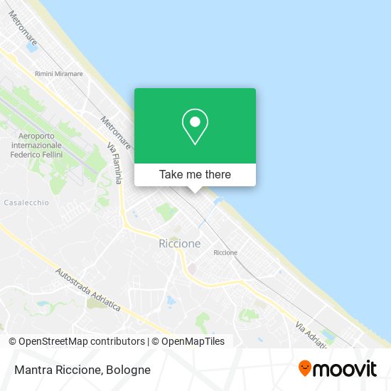 Mantra Riccione map
