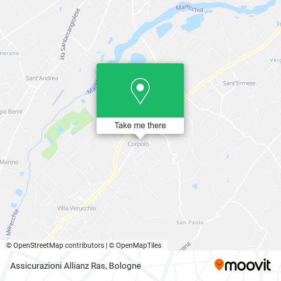 Assicurazioni Allianz Ras map