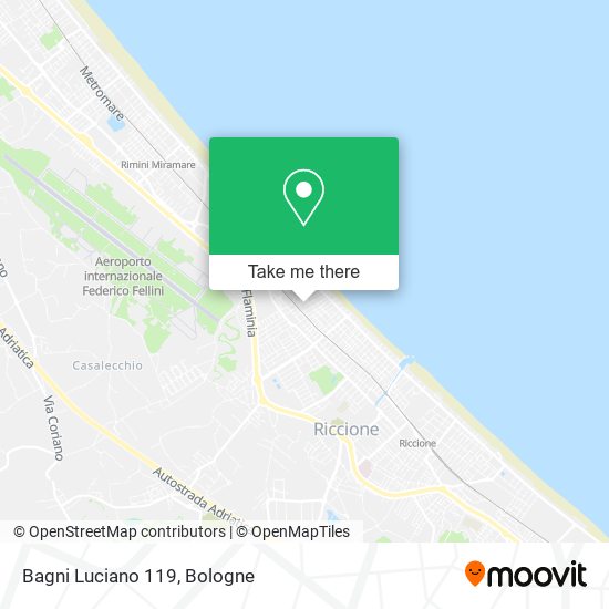 Bagni Luciano 119 map