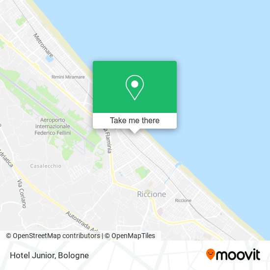 Hotel Junior map