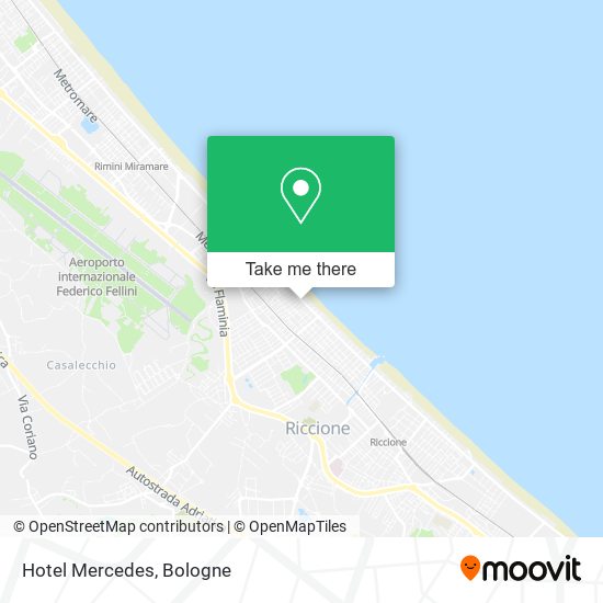 Hotel Mercedes map