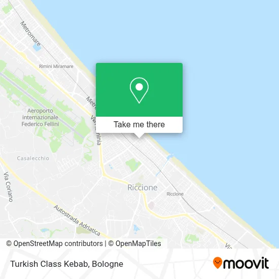 Turkish Class Kebab map